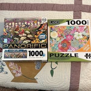 2-1000 piece puzzles